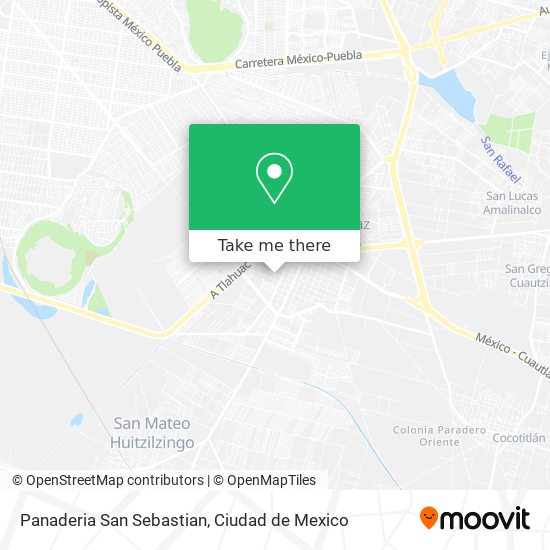 Panaderia San Sebastian map