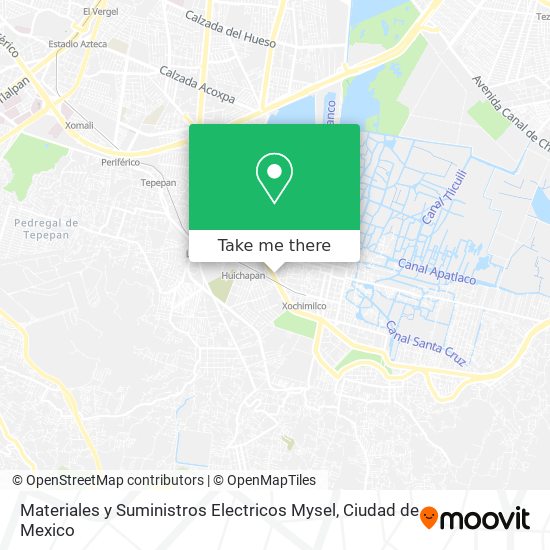 Materiales y Suministros Electricos Mysel map