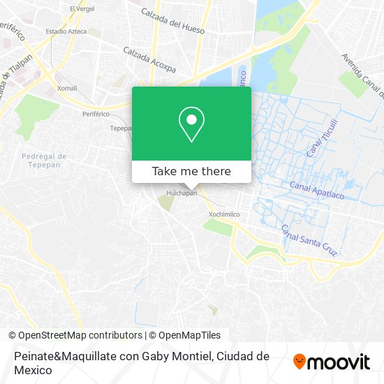 Mapa de Peinate&Maquillate con Gaby Montiel