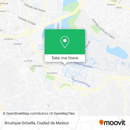 Mapa de Boutique Griselle