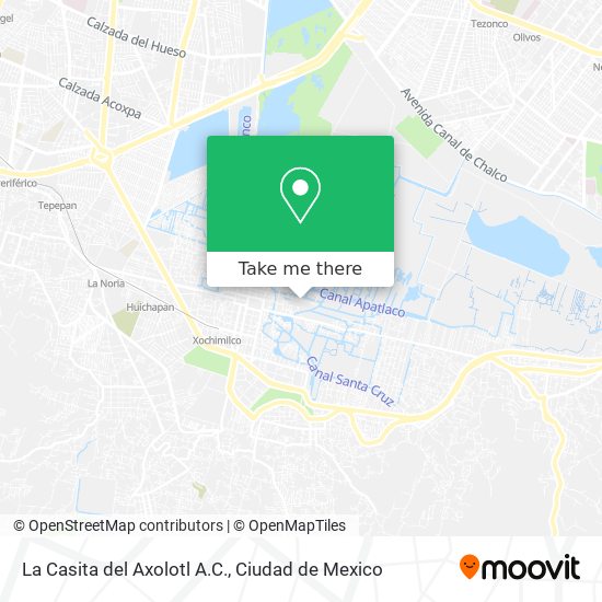 La Casita del Axolotl A.C. map