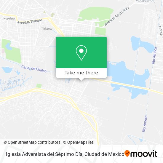 Mapa de Iglesia Adventista del Séptimo Día