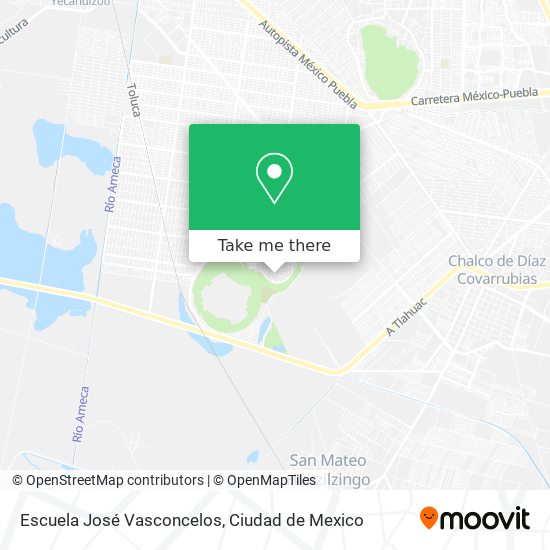 Escuela José Vasconcelos map