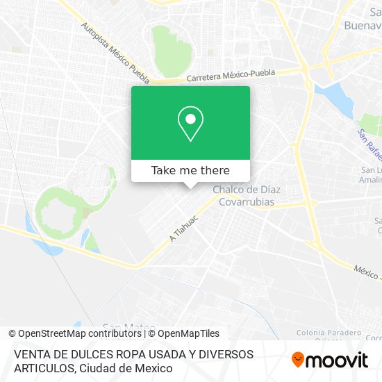 VENTA DE DULCES ROPA USADA Y DIVERSOS ARTICULOS map