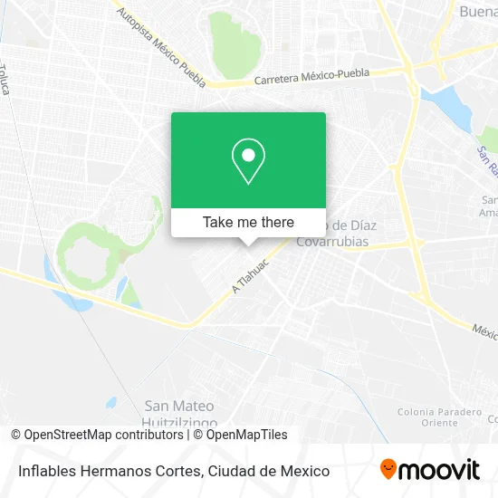Inflables Hermanos Cortes map