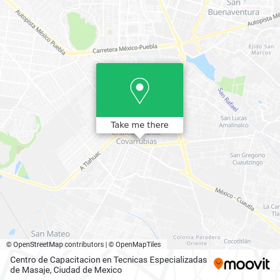 Centro de Capacitacion en Tecnicas Especializadas de Masaje map