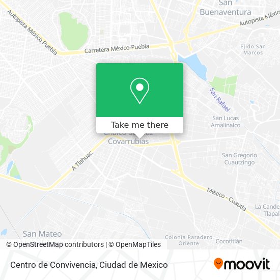 Mapa de Centro de Convivencia