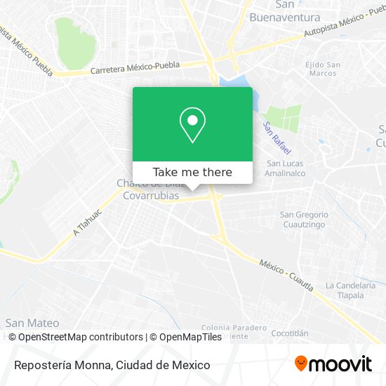 Repostería Monna map