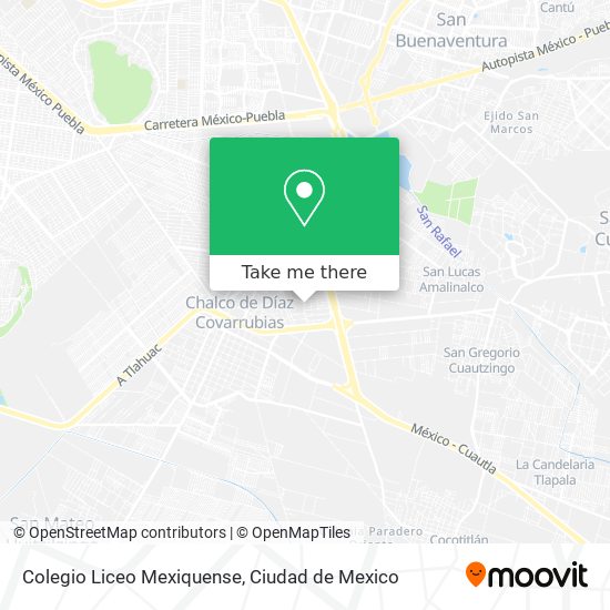 Mapa de Colegio Liceo Mexiquense