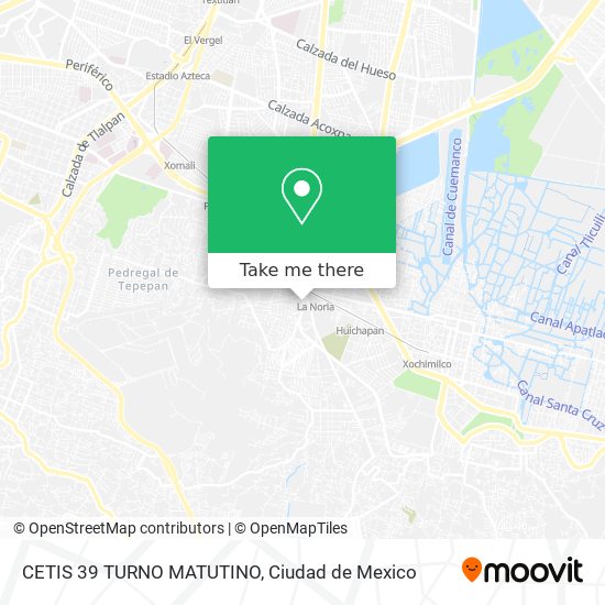 CETIS 39 TURNO MATUTINO map