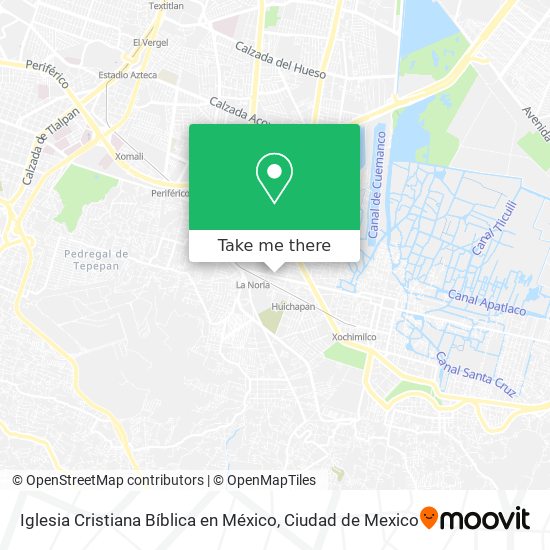 Iglesia Cristiana Bíblica en México map