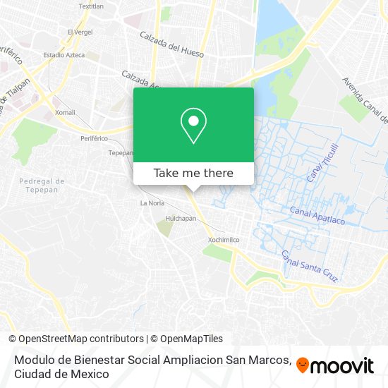 Modulo de Bienestar Social Ampliacion San Marcos map