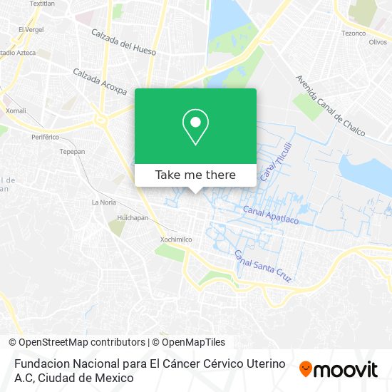 Fundacion Nacional para El Cáncer Cérvico Uterino A.C map