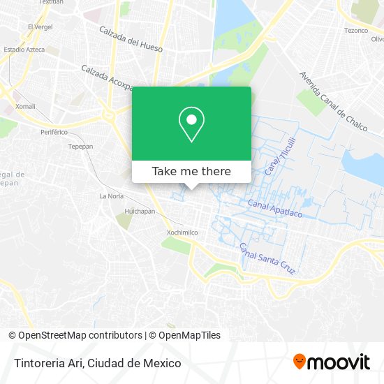 Mapa de Tintoreria Ari