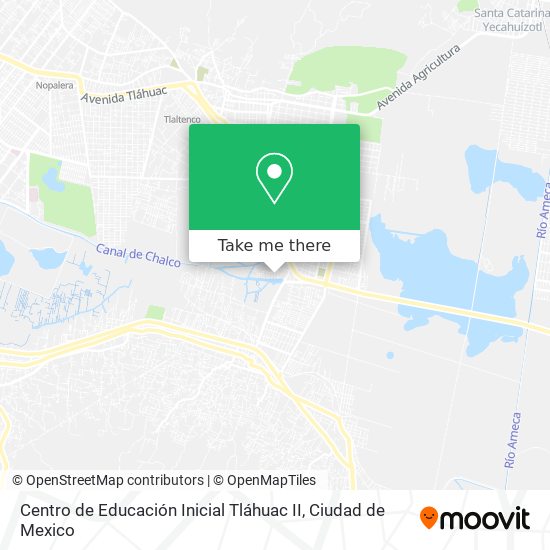 Centro de Educación Inicial Tláhuac II map