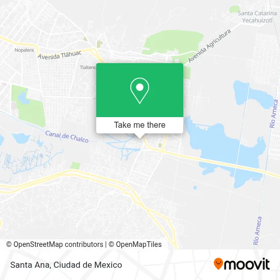 Santa Ana map