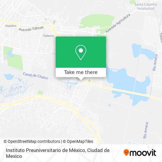Instituto Preuniversitario de México map