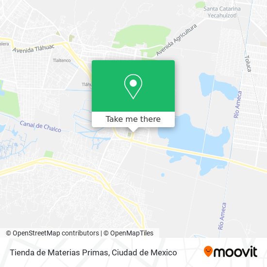 Tienda de Materias Primas map