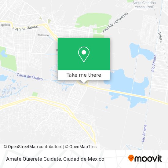 Amate Quierete Cuidate map