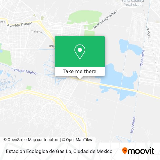 Estacion Ecologica de Gas Lp map
