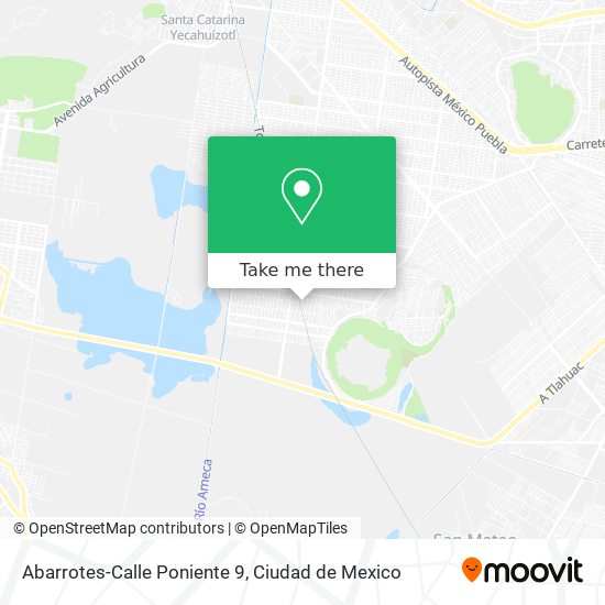 Abarrotes-Calle Poniente 9 map