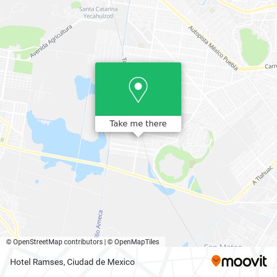 Mapa de Hotel Ramses