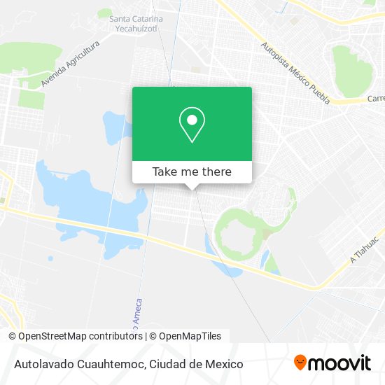 Mapa de Autolavado Cuauhtemoc