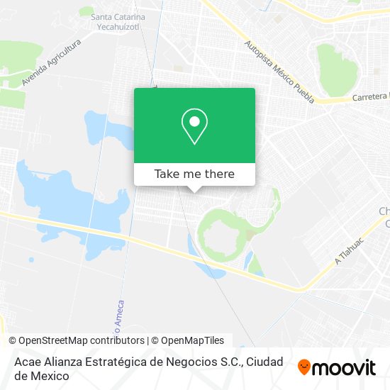 Mapa de Acae Alianza Estratégica de Negocios S.C.