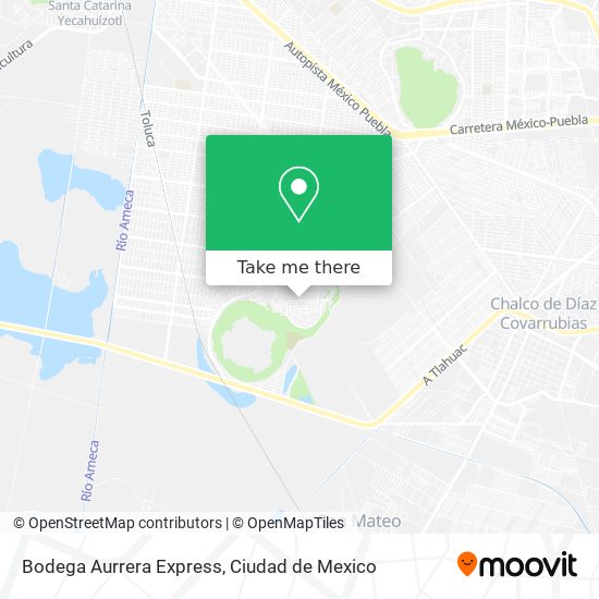Mapa de Bodega Aurrera Express