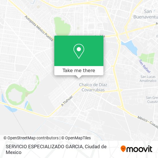 Mapa de SERVICIO ESPECIALIZADO GARCIA