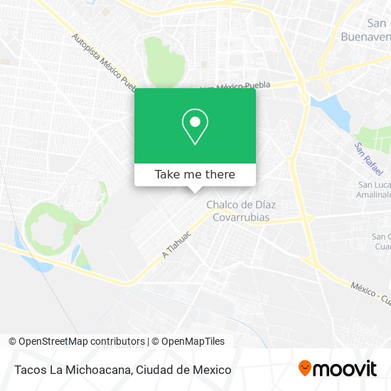 Mapa de Tacos La Michoacana