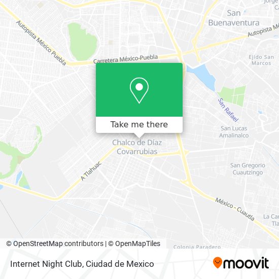 Internet Night Club map