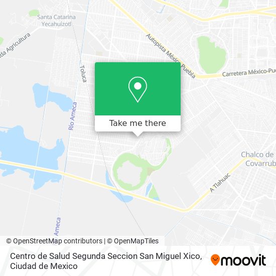 Centro de Salud Segunda Seccion San Miguel Xico map