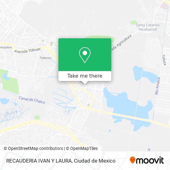 Mapa de RECAUDERIA IVAN Y LAURA