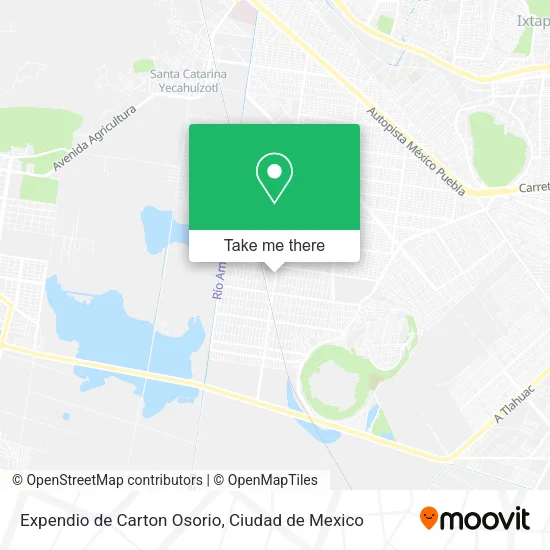 Expendio de Carton Osorio map