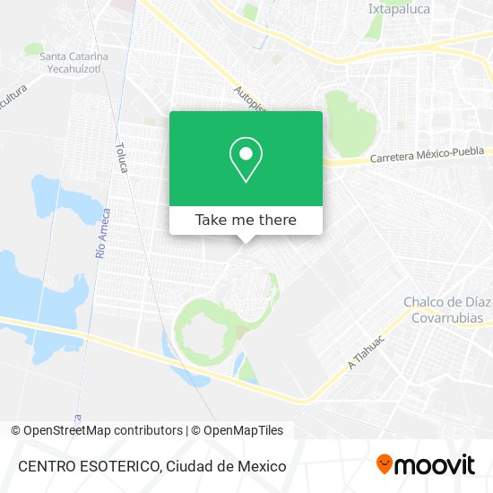 CENTRO ESOTERICO map