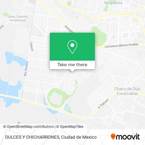 DULCES Y CHICHARRONES map