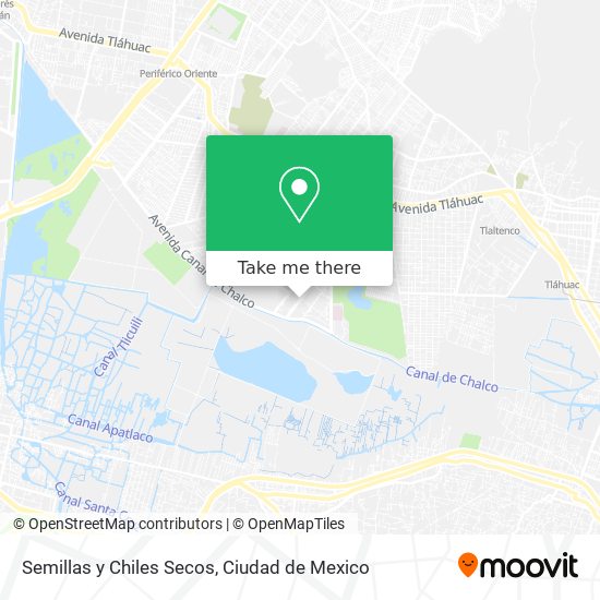 Semillas y Chiles Secos map