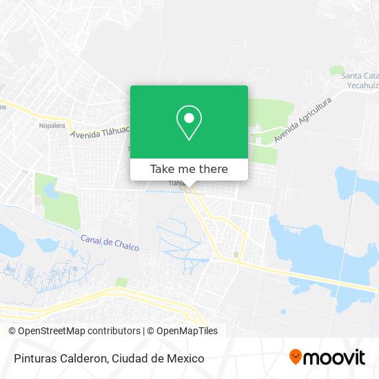 Pinturas Calderon map