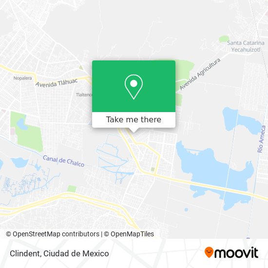 Mapa de Clindent