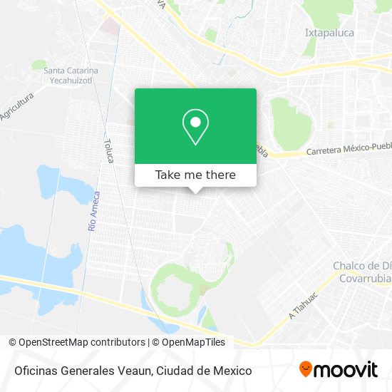 Oficinas Generales Veaun map