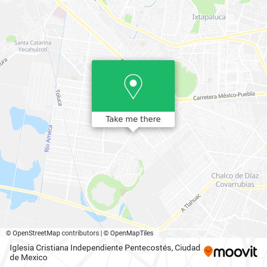 Iglesia Cristiana Independiente Pentecostés map