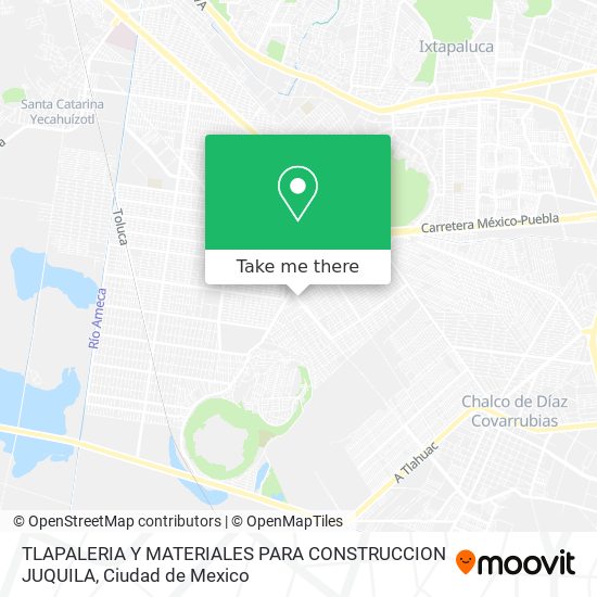TLAPALERIA Y MATERIALES PARA CONSTRUCCION JUQUILA map