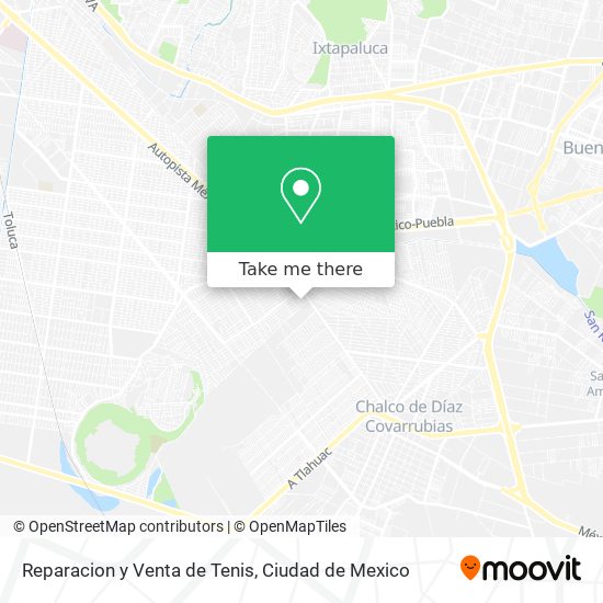 Mapa de Reparacion y Venta de Tenis