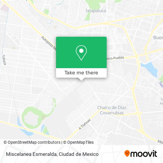 Miscelanea Esmeralda map