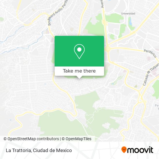 Mapa de La Trattoria