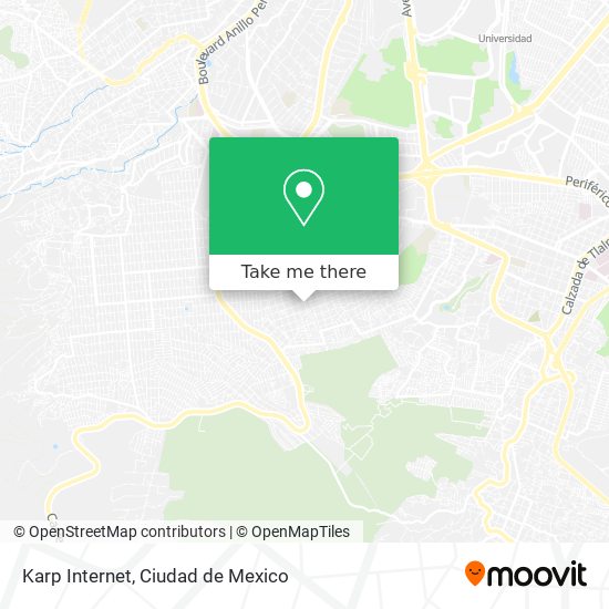 Mapa de Karp Internet