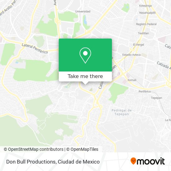 Don Bull Productions map