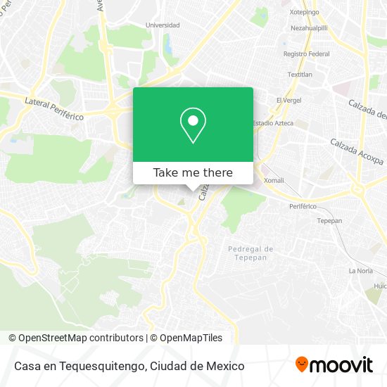 Casa en Tequesquitengo map