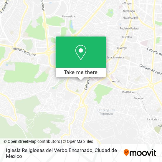 Iglesia Religiosas del Verbo Encarnado map